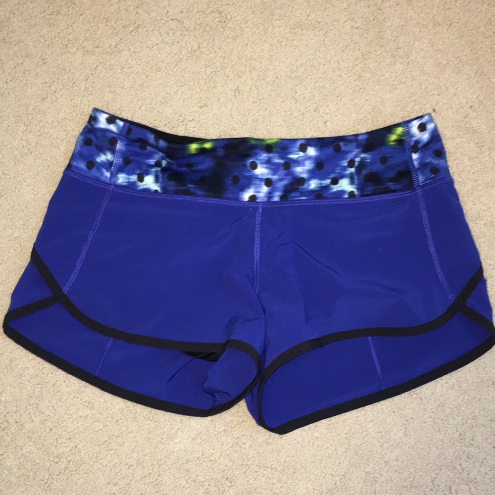 lululemon speed shorts size 4